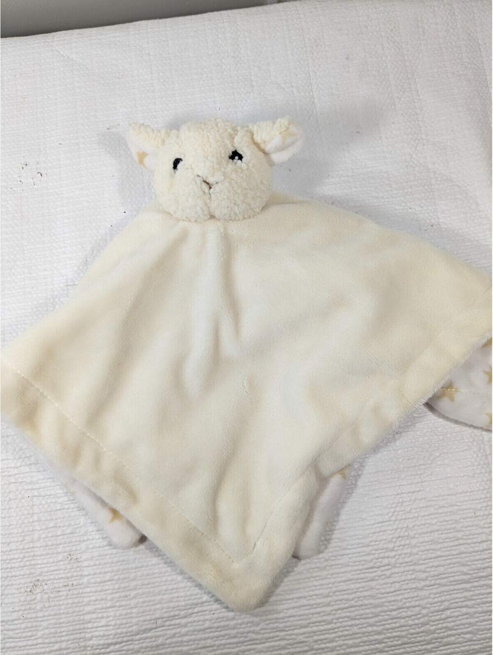 Cloud B Lovey Sheep lamb plush Baby toy stars cream tan gold Security Blanket